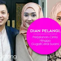 Menilik perjalanan cinta Dian Pelangi dan suami hingga melayangkan gugatan cerai. (Foto: Instagram @tito.haris, Desain: Muhammad Iqbal Nurfajri/Bintang.com)