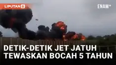 Innalillahi, Balita Tewas Dihantam Pesawat Jet Jatuh di Italia