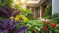 8 Ide Kebun Buah Mini Campur Tanaman Hias agar Terlihat Estetik di Halaman Rumah