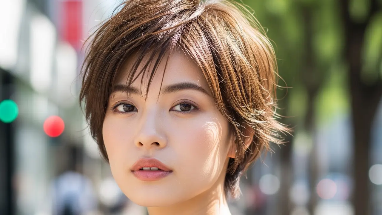 Model Rambut Pendek Wanita Anime
