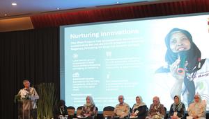 Penyelenggaraan International Conference of Muslim Women (ICMW) 2025 bertema Women and Food Security yang digelar pada 15 Desember 2025 di Graha Mandiri, Jakarta. (Istimewa)