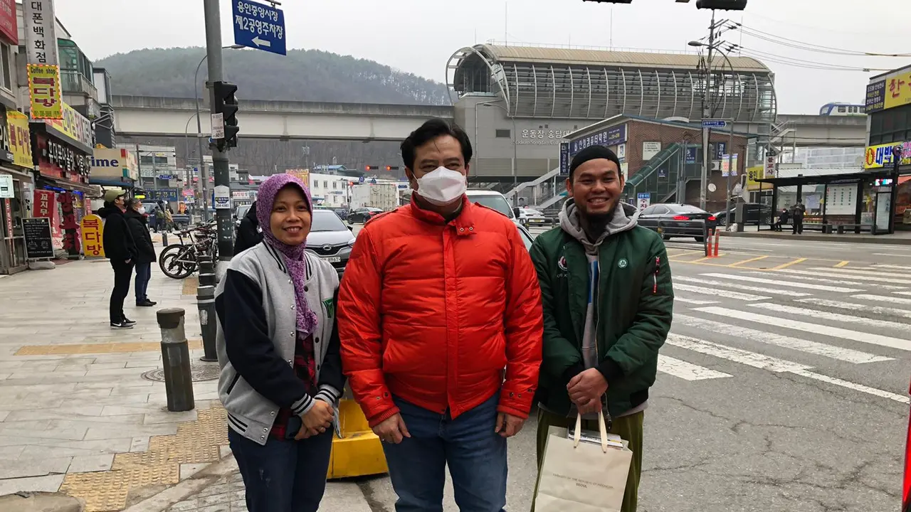 Dubes RI Umar Hadi memantau kondisi para WNI di Korea Selatan, di tengah merebaknya Virus Corona.