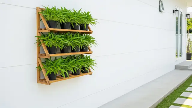 Ide Kebun Kangkung Gantung untuk Halaman Sempit. Gemini