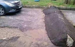 Polisi tidur (Sumber: Instagram/wkwklan_real)