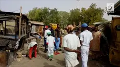 Tiga wanita pembom bunuh diri menyerang sebuah pasar lokal di Maiduguri, Nigeria. 22 korban selamat dan 18 lainnya tewas.