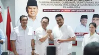 Bobby Nasution saat mendaftar bacalon Gubernur Sumatera Utara dari Gerindra. (Dok. Instagram @bobbynst)
