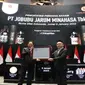 Pencatatan perdana saham PT Jobubu Jarum Minahasa Tbk, Jumat (6/1/2023) (Foto: BEI)