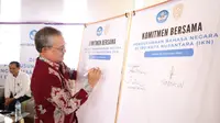 Kantor Bahasa Provinsi Kalimantan Timur bersama Otorita Ibu Kota Nusantara (IKN) menggelar diskusi pembentukan tim teknis untuk mengupayakan pengutamaan bahasa Indonesia di ruang publik IKN.