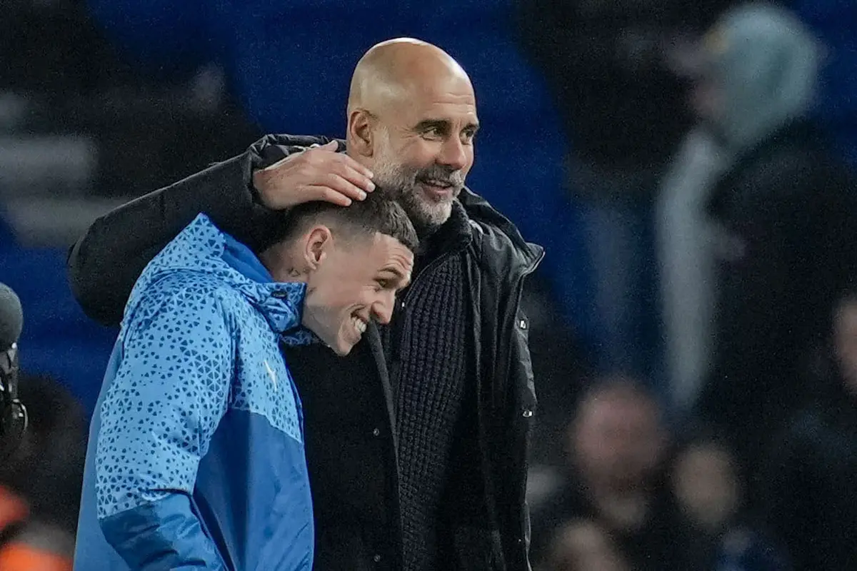 Foto: Ragam Gaya Selebrasi Phil Foden Saat Membawa Manchester City Hancurkan Brighton di Liga Inggris