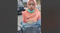 Tangkapan layar ASN Gorontalo saat memaksa terobos rombongan Wakil Presiden (Wapres) Ma'ruf Amin.