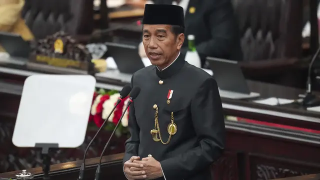 Baju Adat Betawi Jokowi di Sidang Tahunan MPR