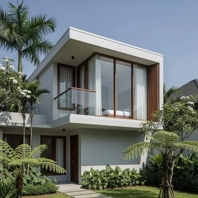 Gambar Rumah Minimalis Atap Datar