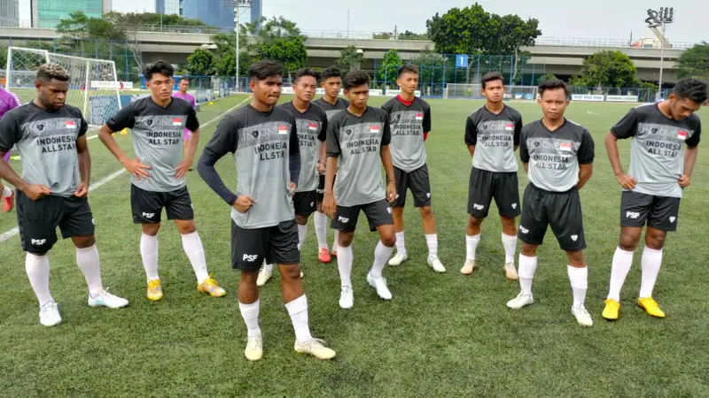 Skuad Indonesia All-Star untuk International Youth Championship 2021.