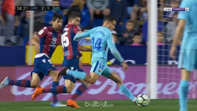 Levante 5-4 Barcelona | Liga Spanyol | Highlight Pertandingan dan Gol-gol
