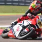 Pebalap Astra Honda Racing Team, Dimas Ekky Pratama, dua kali finis kelima pada CEV Moto2 European Championship 2017 seri Aragon, Minggu (8/10/2017). (Astra Honda Racing Team)