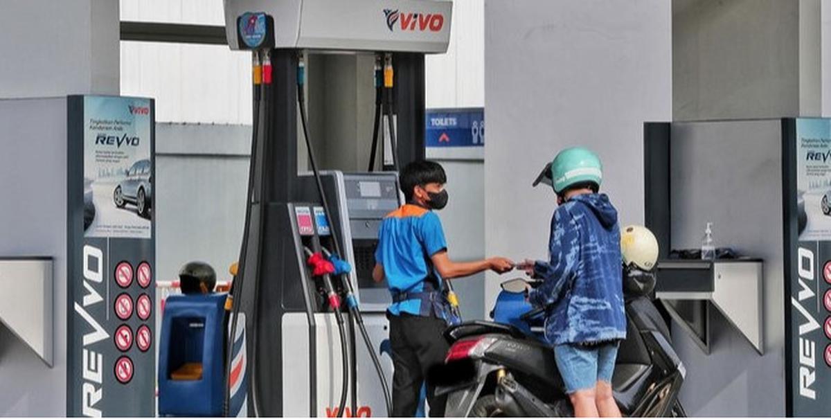 Potret terkini SPBU Vivo usai viral jual BBM cuma Rp8.900. ©Liputan6.com/Angga Yuniar