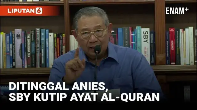 Partai Demokrat merasa dikhianiati saat mengetahui Anies Baswedan diduetkan dengan Cak Imin untuk diusung jadi capres dan cawapres. Ketua Majelis Tinggi Partai Demokrat, Susilo Bambang Yudhoyono (SBY) kutip ayat Al-Quran menyikapi ditinggalkannya Dem...