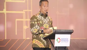 Menteri Perindustrian (Menperin) Agus Gumiwang Kartasasmita. Ia mengatakan bahwa kontribusi manufaktur ke pertumbuhan ekonomi masih tinggi. (Dok Kemenperin)