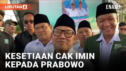 VIDEO: Digoda PDIP, Cak Imin Setia Pada Prabowo