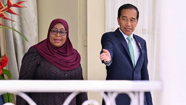 Jokowi Terima Presiden Tanzania