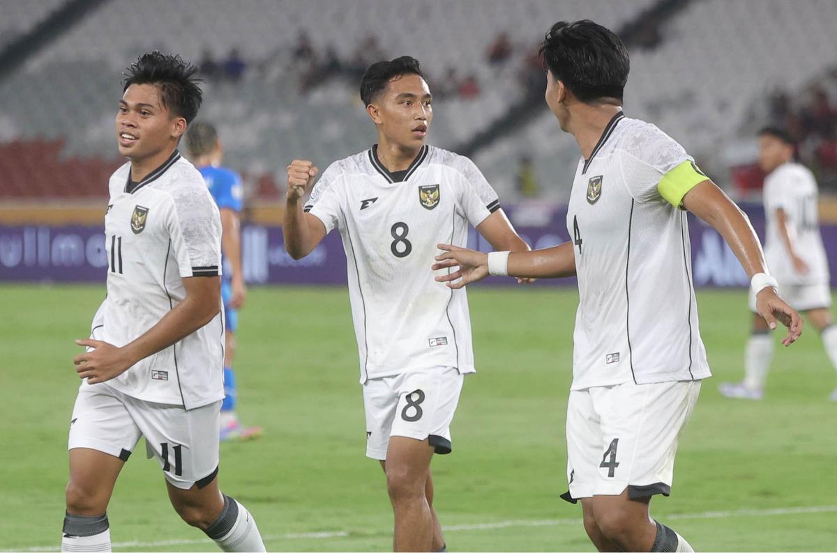 FOTO: Garuda Muda Menang Tipis atas Filipina, Tiket Semifinal Makin Dekat