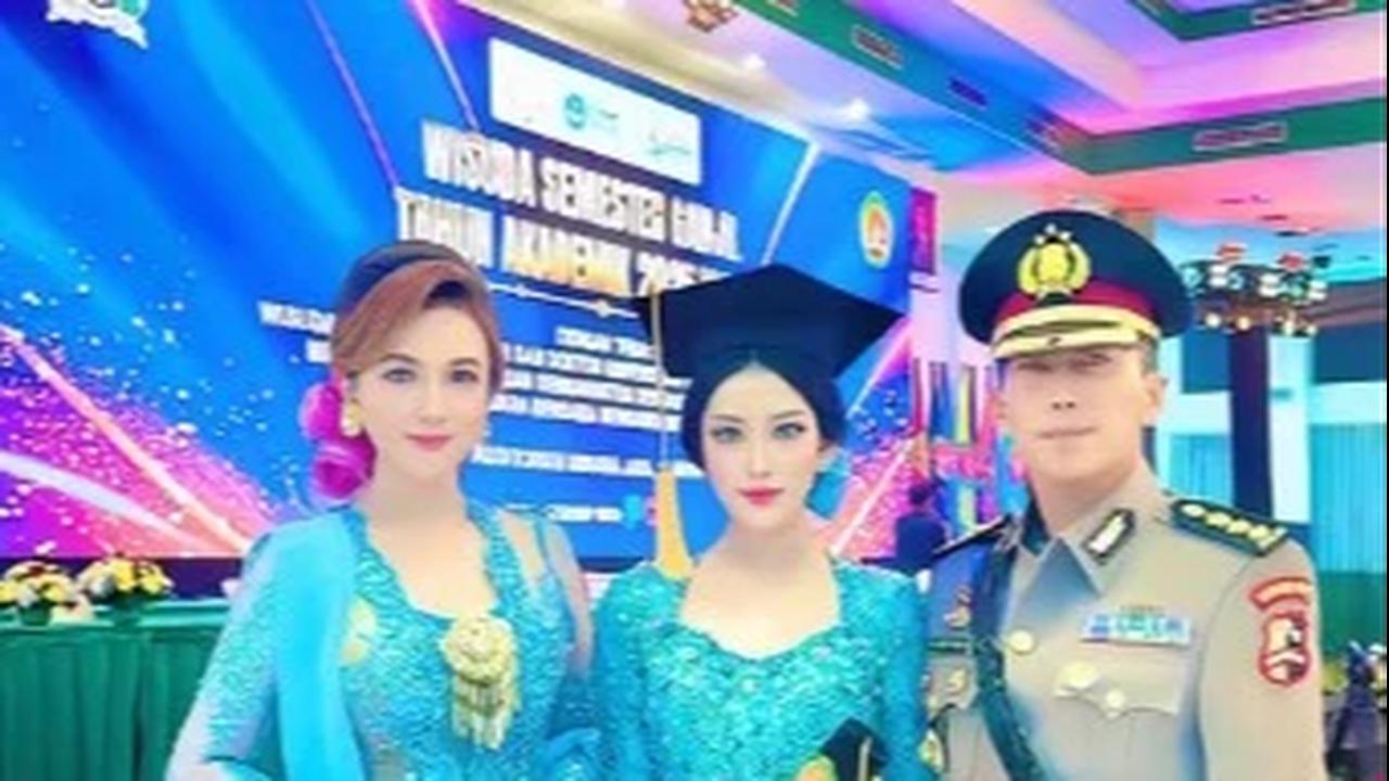 Cantik dan Berprestasi, Putri Heni Tania dan Kombes Slamet Riyadi Lulus Cumlaude