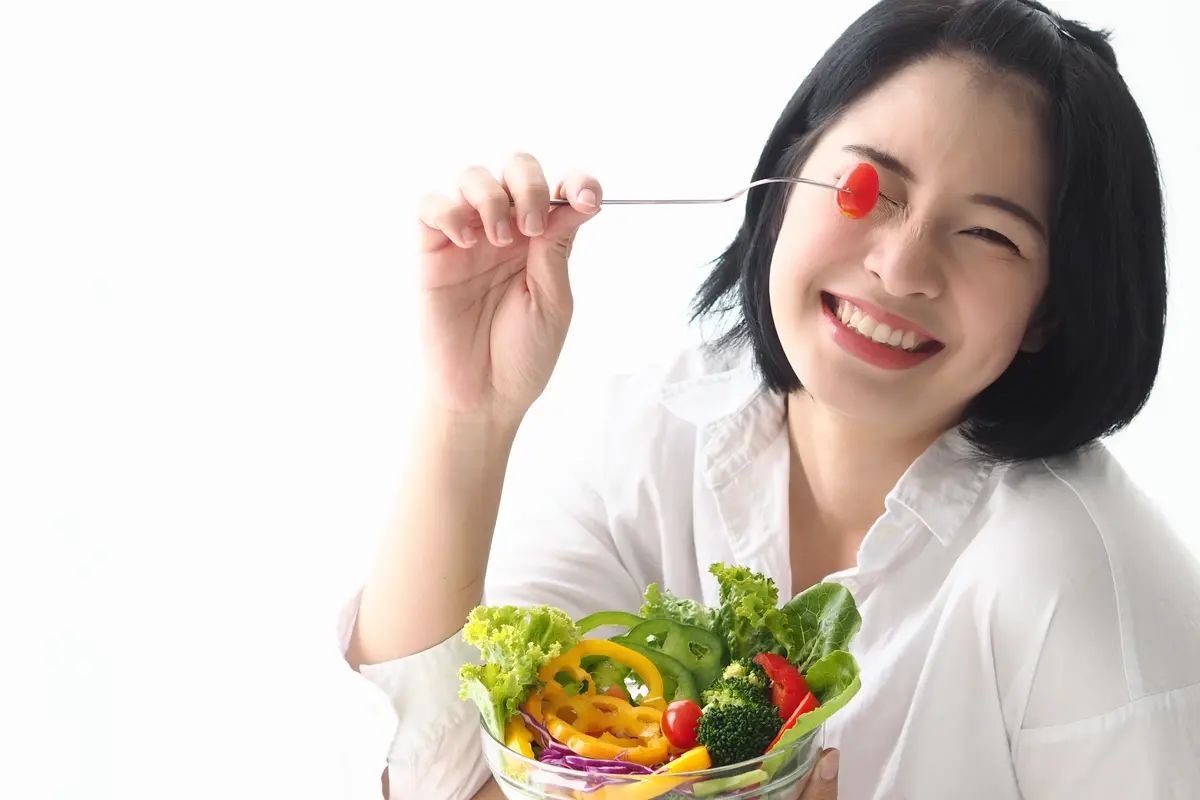 buah dan sayur dimakan mentah