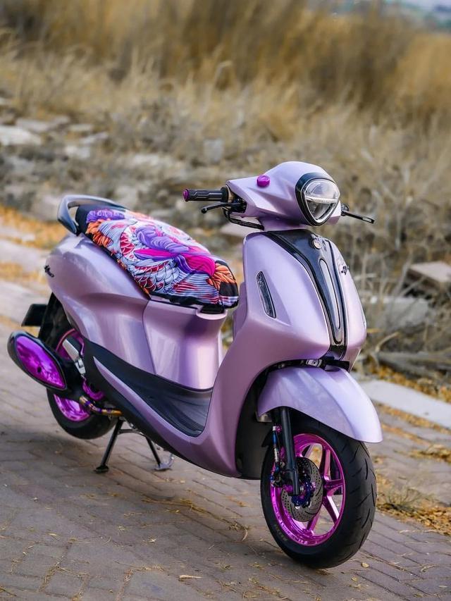 10 Potret Modifikasi Yamaha Grand Filano, Gaya Klasiknya Bikin Enggak Bisa Berpaling!