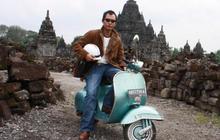 Mulai perjalanan ke Italia, Andy tiba di Bandung