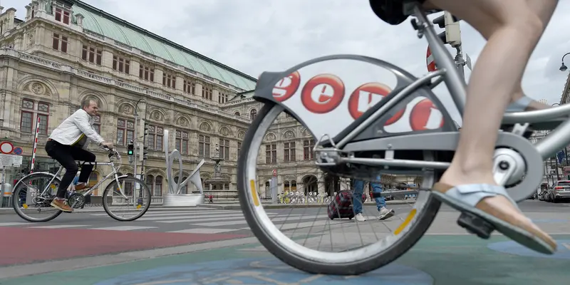 Warga Austria Gunakan Sepeda untuk Bepergian