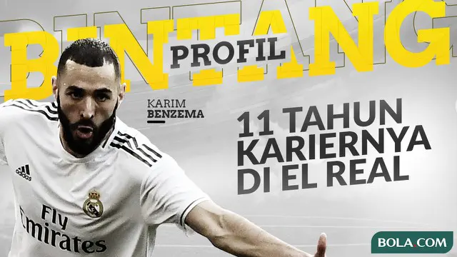 VIDEO: Profil Bintang Karim Benzema, Pasang Surut 11 Tahun Kariernya di Real Madrid