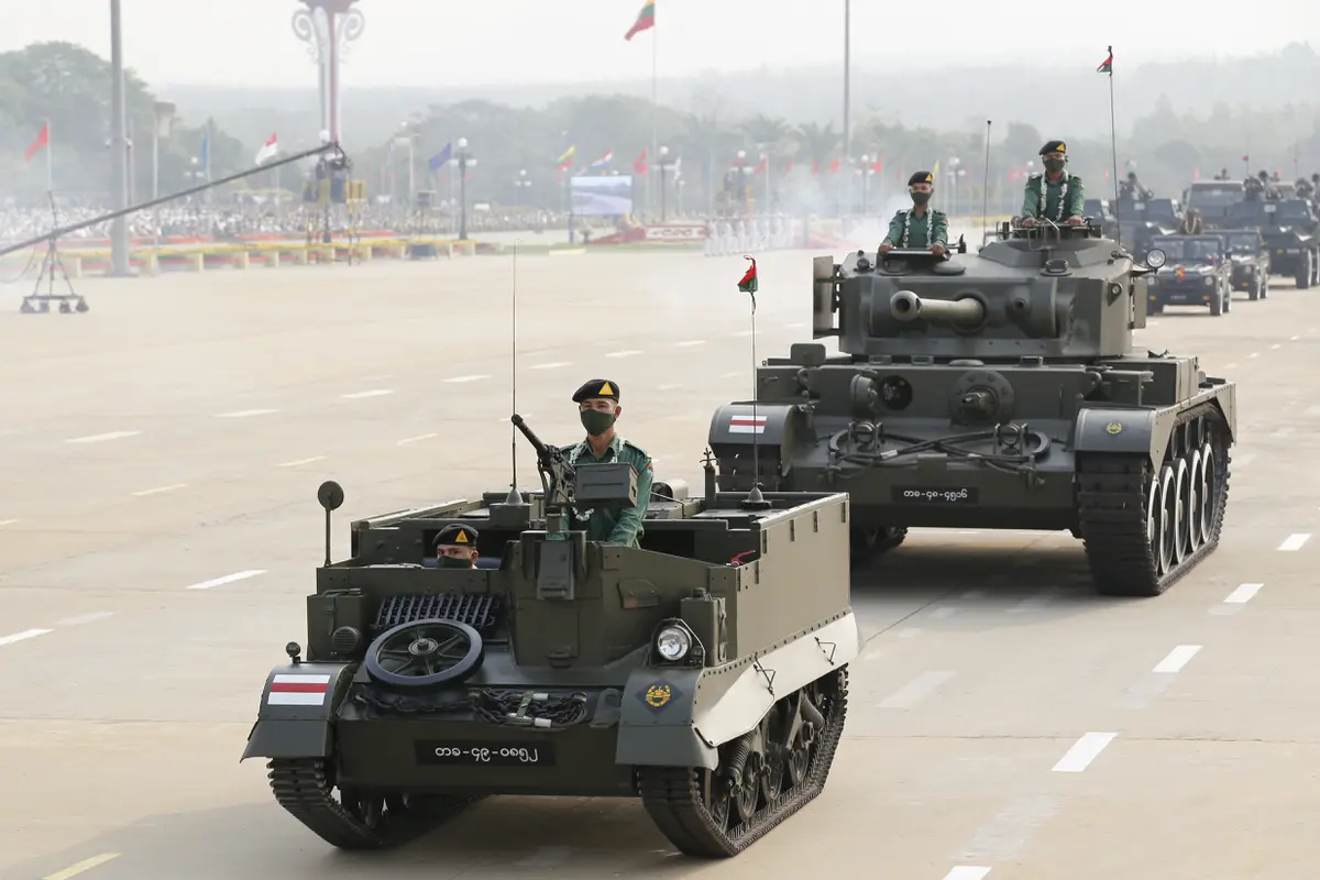 Myanmar Gelar Parade Militer di Hari Angkatan Bersenjata