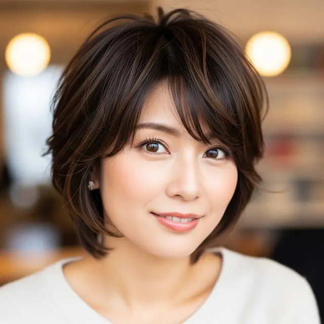 Shaggy Pendek ala Wanita Anime