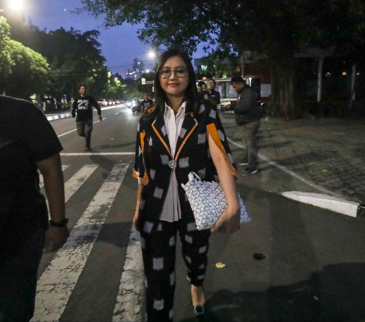 Anggota Komisi IV DPR dari Fraksi PDI Perjuangan, Vita Ervina seusai menjalani pemeriksaan Komisi Pemberantasan Korupsi (KPK), pada Selasa (28/11/2023). Dia diperiksa sebagai saksi dalam kasus dugaan korupsi yang menjerat mantan Menteri Pertanian Syahrul 