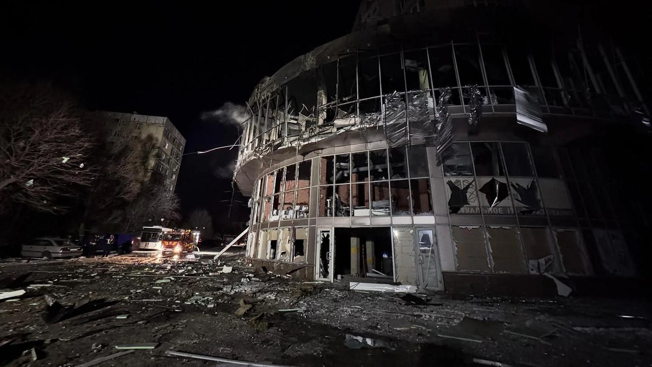 FOTO: Serangan Besar Besaran Drone Rusia Guncang Zaporizhzhia Ukraina