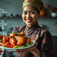 resep rica rica ayam pedas manis ©Ilustrasi dibuat AI