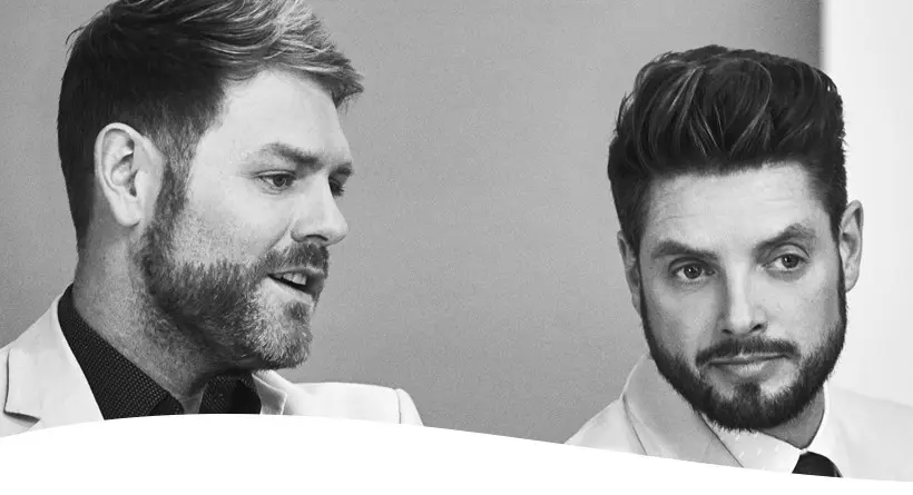 Duo Keith Duffy dan Brian McFadden yang tergabung dalam Boyzlife. (Vision Cruise)