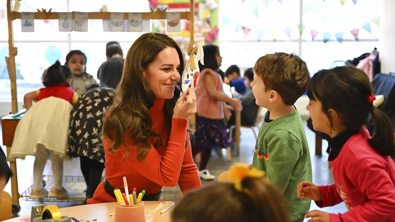 Kate Middleton. (Justin Tallis/Pool Photo via AP)