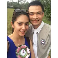 Nabila Syakieb dan Reshwara Argya Radinal. (Instagram @nsyakieb85)