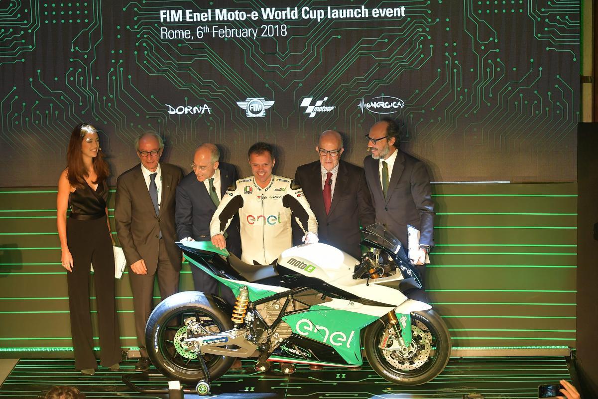 Operator MotoGP, Dorna, resmi meluncurkan ajang balap baru, yaitu Kejuaraan Dunia MotoE, Selasa (6/2/2018). (MotoGP)