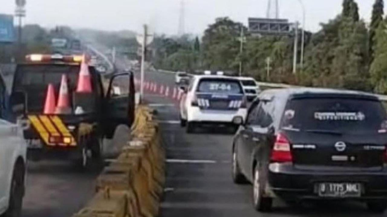 Hari Ini, Jasa Marga Terapkan Contraflow di Tol Jagorawi arah Puncak Mulai KM 44+400-46+400
