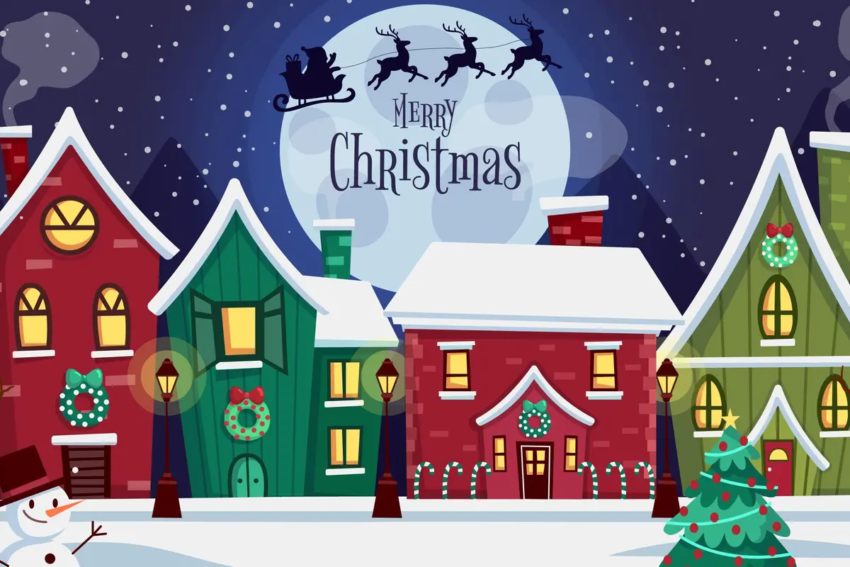 Ilustrasi Hari Natal, ucapan Natal