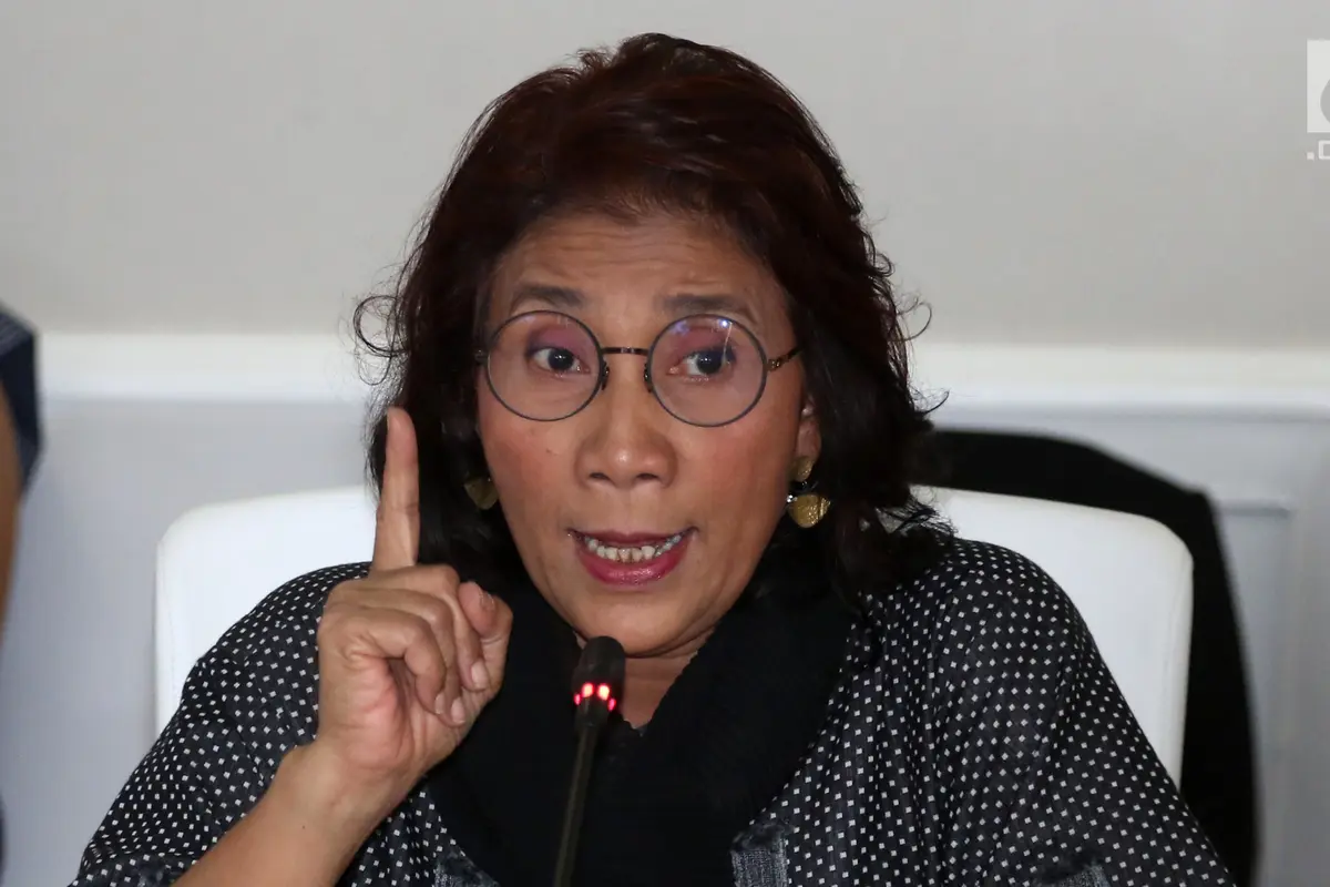 Menteri Kelautan dan Perikanan Susi Pudjiastuti. (Liputan6.com/Arya Manggala)