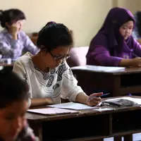 Membakar semangat untuk menghadapi SNMPTN, para siswa berkicau di media sosial. 