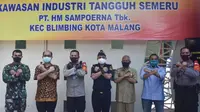 Fasilitas produksi PT HM Sampoerna Tbk diresmikan sebagai salah satu pabrik percontohan dalam program Industri Tangguh Semeru (Sehat, Aman, Tertib, dan Rukun) yang digagas oleh Pemerintah Kota Malang. (Ist)
