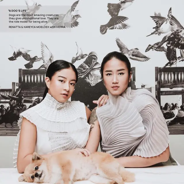 Potret Kompak Chef Renatta dan Adik (sumber: Instagram.com/bubblerey)