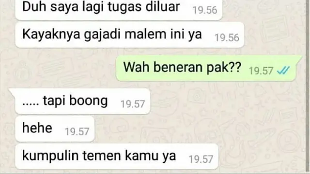 chat kocak mahasiswa dan dosen (foto: brilio)