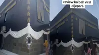 Viral bangunan replika kakbah di Jepara Jawa Tengah. (Dok: TikTok @@hany_bmj)