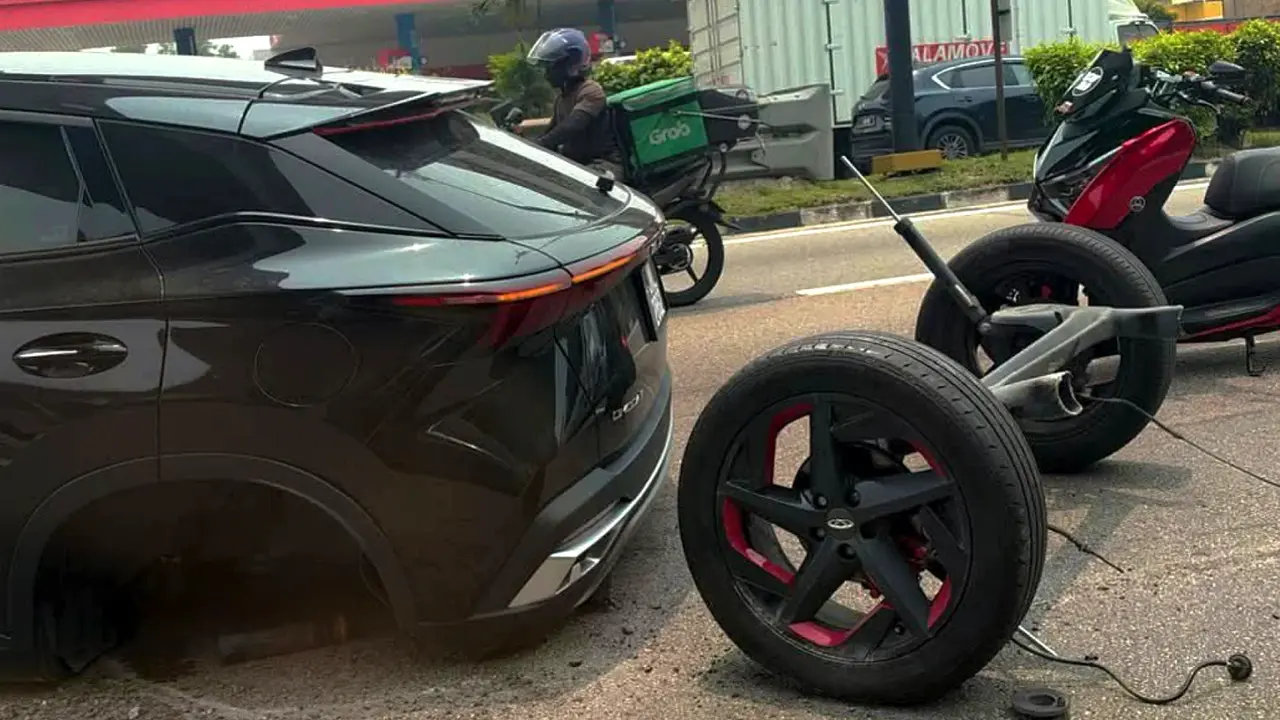 Kejadian Lagi, As Roda Belakang Chery Omoda 5 Lepas di Malaysia (Carnewschina)