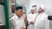 Menag Lukman Hakim Saifuddin dalam acara peresmian Maktabah Kanzul Hikmah di Kalibata, Jakarta Selatan, Sabtu (29/6/2019).